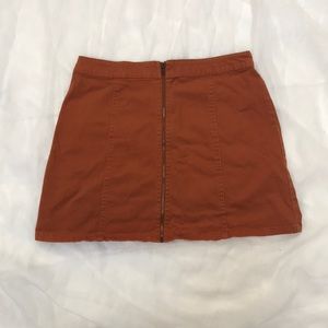 Forever 21 zip up skirt